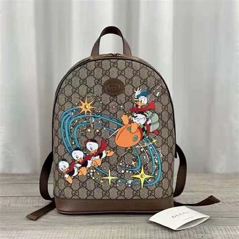 disney x gucci donald duck small backpack|Donald Duck Gucci bag.